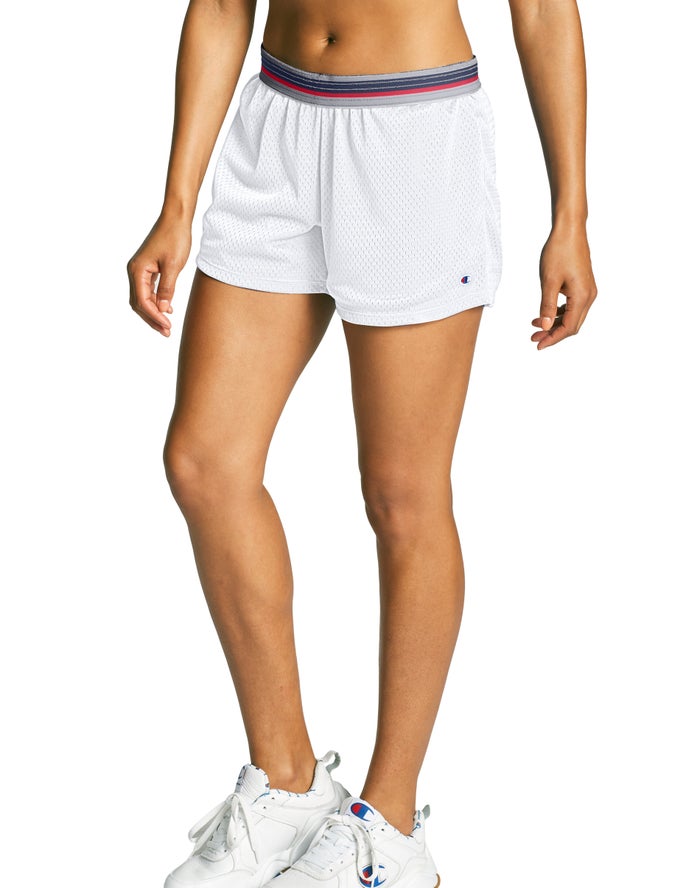 Champion Dame Shorts Hvide - Mesh 4 - Danmark HDX-860754